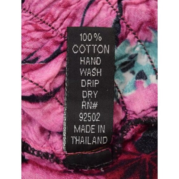 SACRED THREADS ABSTRACT FLORAL CROCHET BODICE BOHO DRESS - Picture 8 of 8